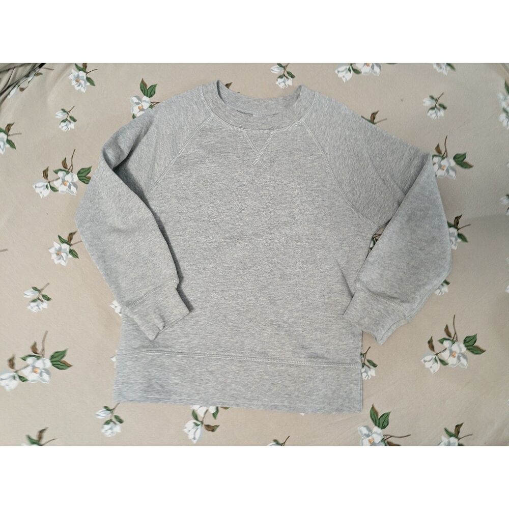 NWOT Hanna Andersson Grey Crewneck Sweatshirt size 4